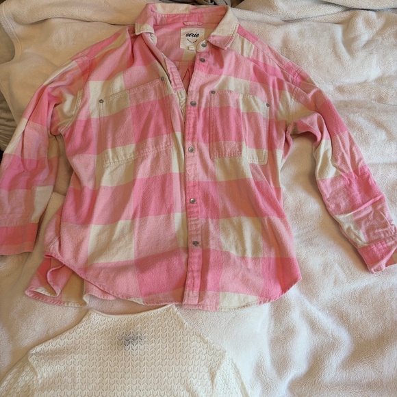 XS/S Blouse + Top Bundle - 10 Pieces (Zara, Target, Aerie, NWT!) - Picture 8 of 15
